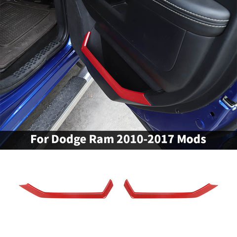 For 2010-2017 Dodge RAM Inner Rear Door Storage Strip Trim Cover
