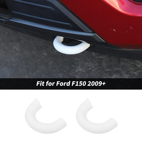 For 2009+ Ford F150 Front Bumper Track Tow Hook Trailer Trim Protect Cover