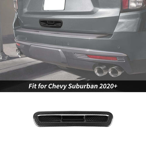 Tailgate Handle Panel Cover Trim For Chevy Suburban 2020+/Tahoe/GMC Yukon 2021+ Carbon Fiber Accessories | CheroCar