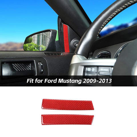 Interior A-Pillar Decor Decal Trim For Ford Mustang 2009-2013 Accessories | CheroCar