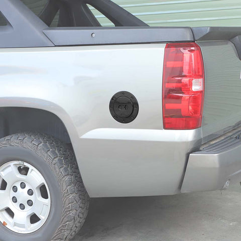 Fuel Gas Cap Door Cover Trim For Chevy Avalanche 2007-2013 Carbon Fiber Accessories | CheroCar