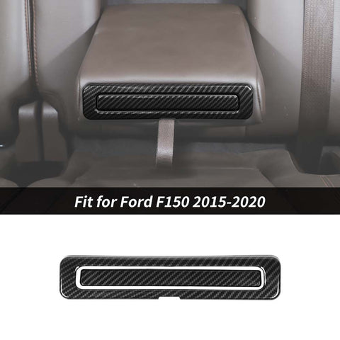 Inner Rear Armrest Cup Holder Panel Cover Trim For Ford F150 2015-2020 Accessories | CheroCar