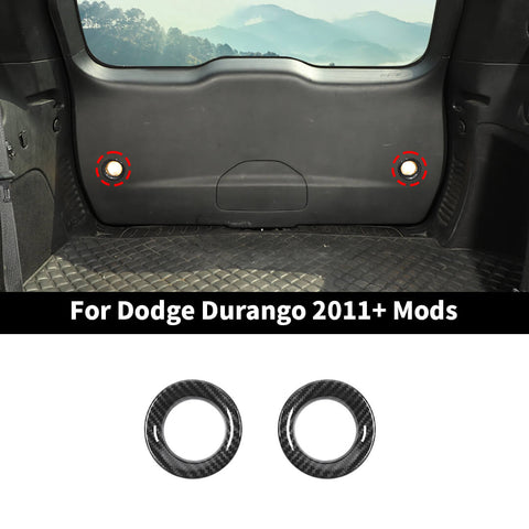 For 2011+ Dodge Durango Car Rear Tailgate Light Lamp Ring Cover Trim