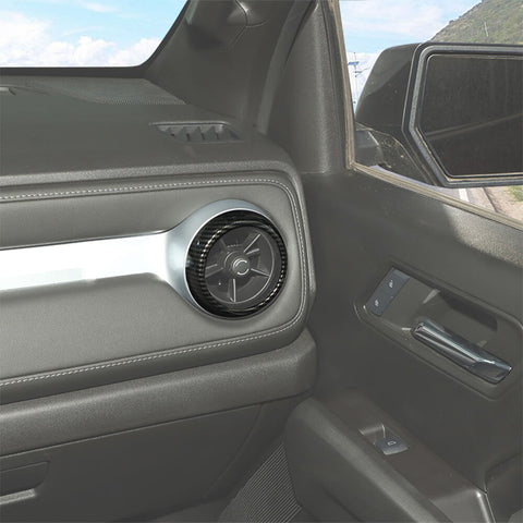 For 2023+ Chevy Colorado Center Console Air Vent Trim Ring Cover