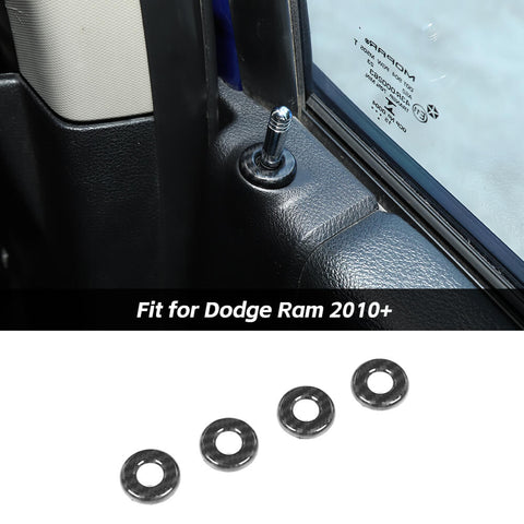 Door Lift Bolt Lock Pin Trim Ring For Dodge Ram 2010+ Accessories | CheroCar