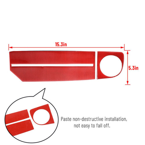 For 2009-2013 Ford Mustang Co-pilot Dashboard Air Vent Outlet Trim Cover