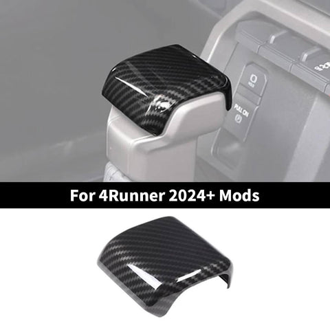 For 2024+ 4Runner Interior Center Console Gear Shift Head Knob Cover Trim