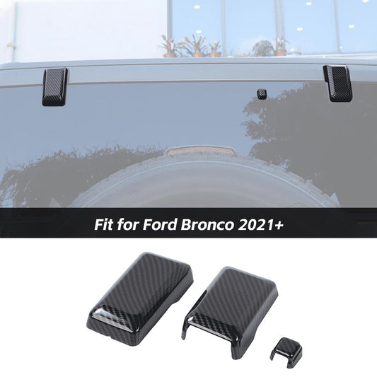 Tailgate Rear Door Window Glass Hinge Cover Trim Decor For Ford Bronco 2021+ Accessories | CheroCar