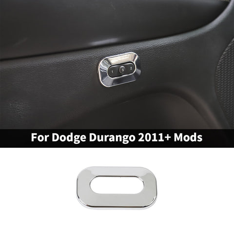 For 2011+ Dodge Durango Inner Memory Seat Button Bezel Trim Cover Accessories