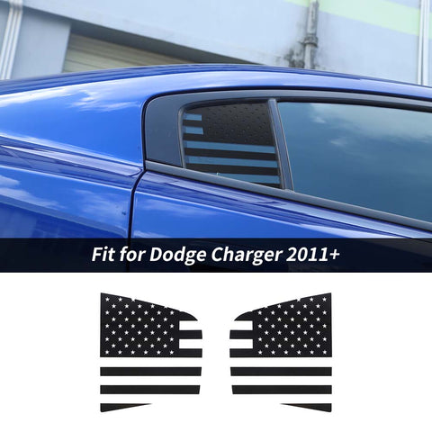 Rear Window Triangle Glass Sticker Cover For Dodge Charger 2011+ Accessories | CheroCar