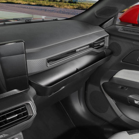 For 2024+ Ford Mustang Co-pilot Center Console Handle Expanded Storage Tray Box