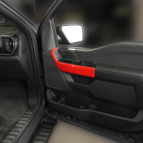 For 2021+ Ford F150 Inner Front Door Handle Panel Cover Trim Decor