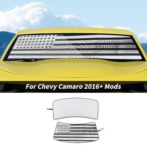 For 2016+ Chevy Camaro Windshield Sunshade Sun Shade Heat Shield Sun Visor