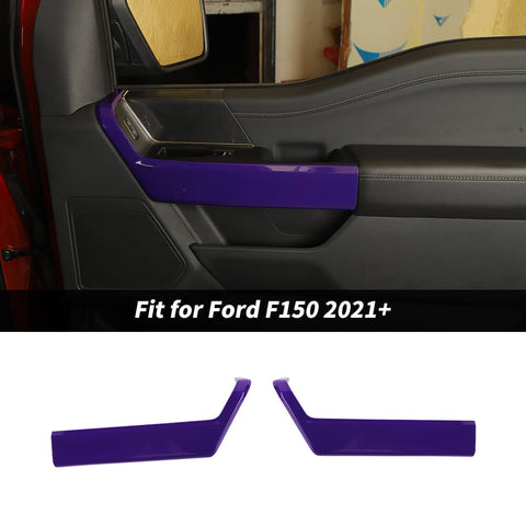 For 2021+ Ford F150 Inner Front Door Handle Panel Cover Trim Decor