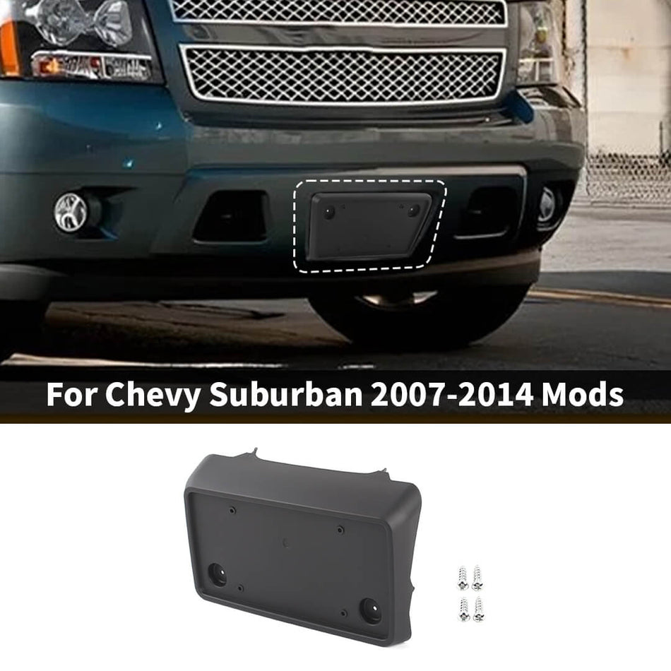 For 2007-2014 Chevy Suburban/Avalanche/Tahoe Exterior Front License Plate Bracket Accessories