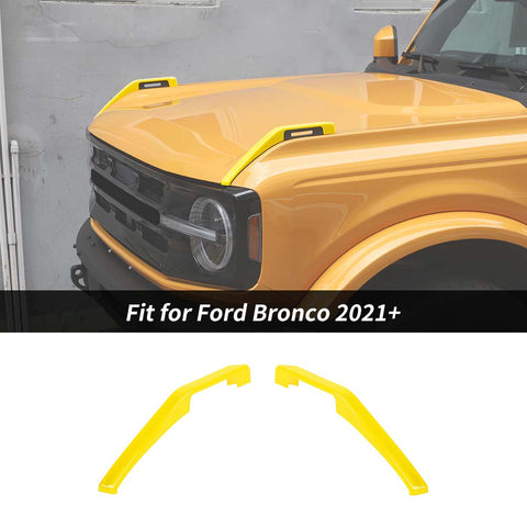 Front Engine Hood Hinge Cover Trim For Ford Bronco 2021+ Accessories｜CheroCar