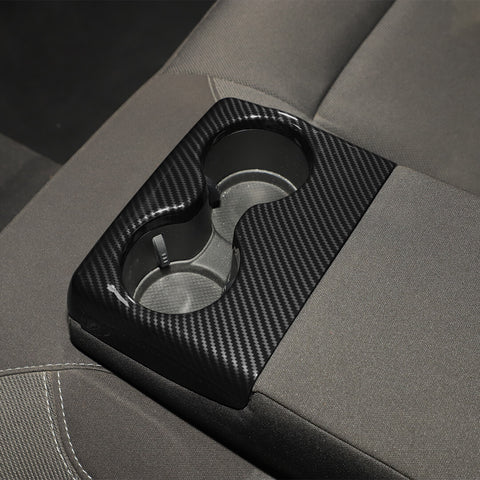 For 2011+ Dodge Charger/300/300C Rear Seat Armrest Cup Holder Trim Cover