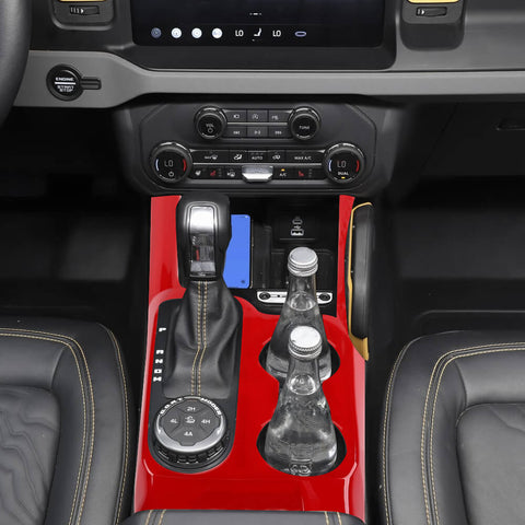 For 2021+ Ford Bronco Interior Gear Shift Panel Cover Trim B Style