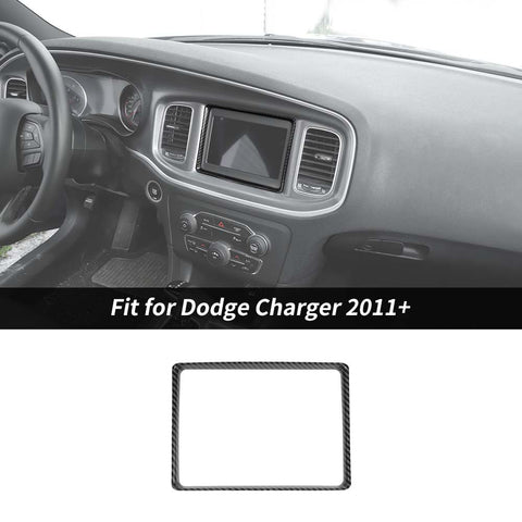 GPS Navigation Screen Frame Trim Bezels For Dodge Charger 2011+ Accessories | CheroCar