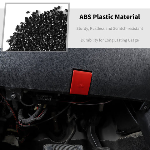 For 2010-2017 Dodge RAM Hood Engine Switch Button Panel Trim Cover