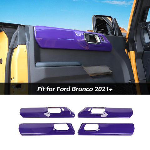 Interior Door handle Panel Shell Cover Trim For Ford Bronco 2021+ 4-Door Accessories | CheroCar