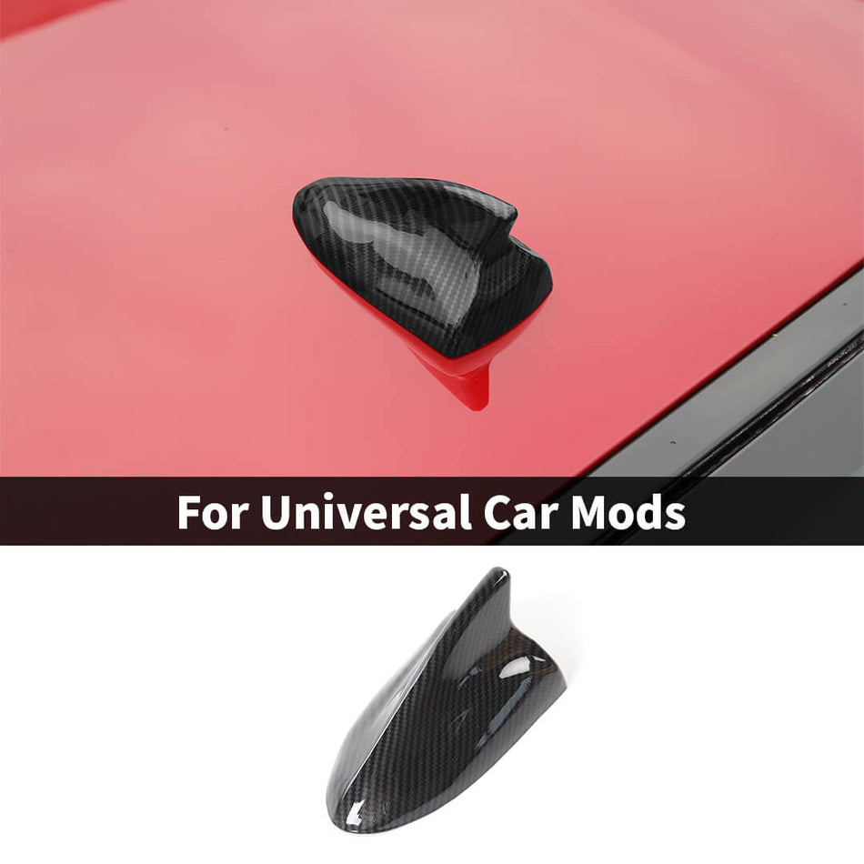 For Universal Car Exterior Top Roof Shark Fin Antenna Cover Radio Trim