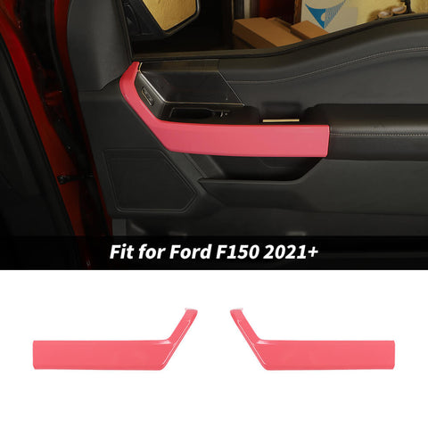 For 2021+ Ford F150 Inner Front Door Handle Panel Cover Trim Decor