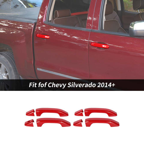 Exterior Door Handle Cover Trim Decor For Chevy Silverado/ GMC Sierra 2014+ Accessories｜CheroCar