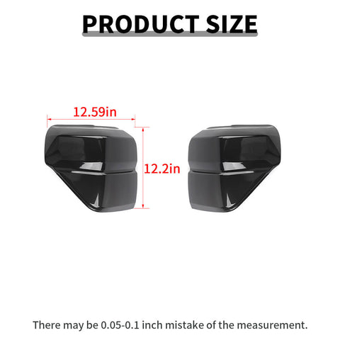 For 2010-2013 4Runner Smoked Black Tail Light Lamp Guard Cover Trim