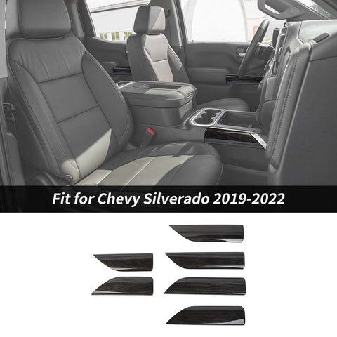 6 x Interior Car Door Panel Trim Cover For Chevy Silverado/GMC Sierra 2019-2022 Accessories | CheroCar