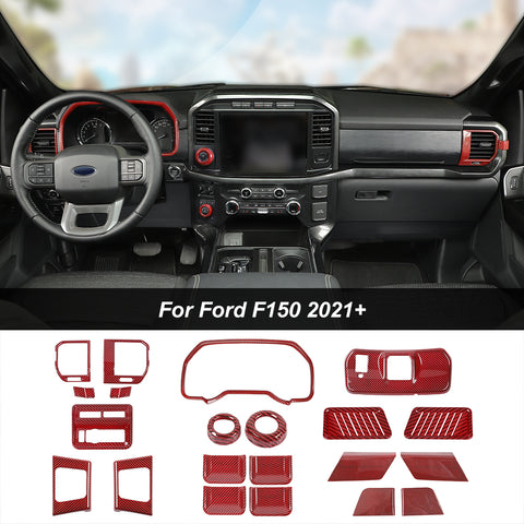 Interior Decoration Trim Kit For 2021+ Ford F150 21pcs/set｜CheroCar
