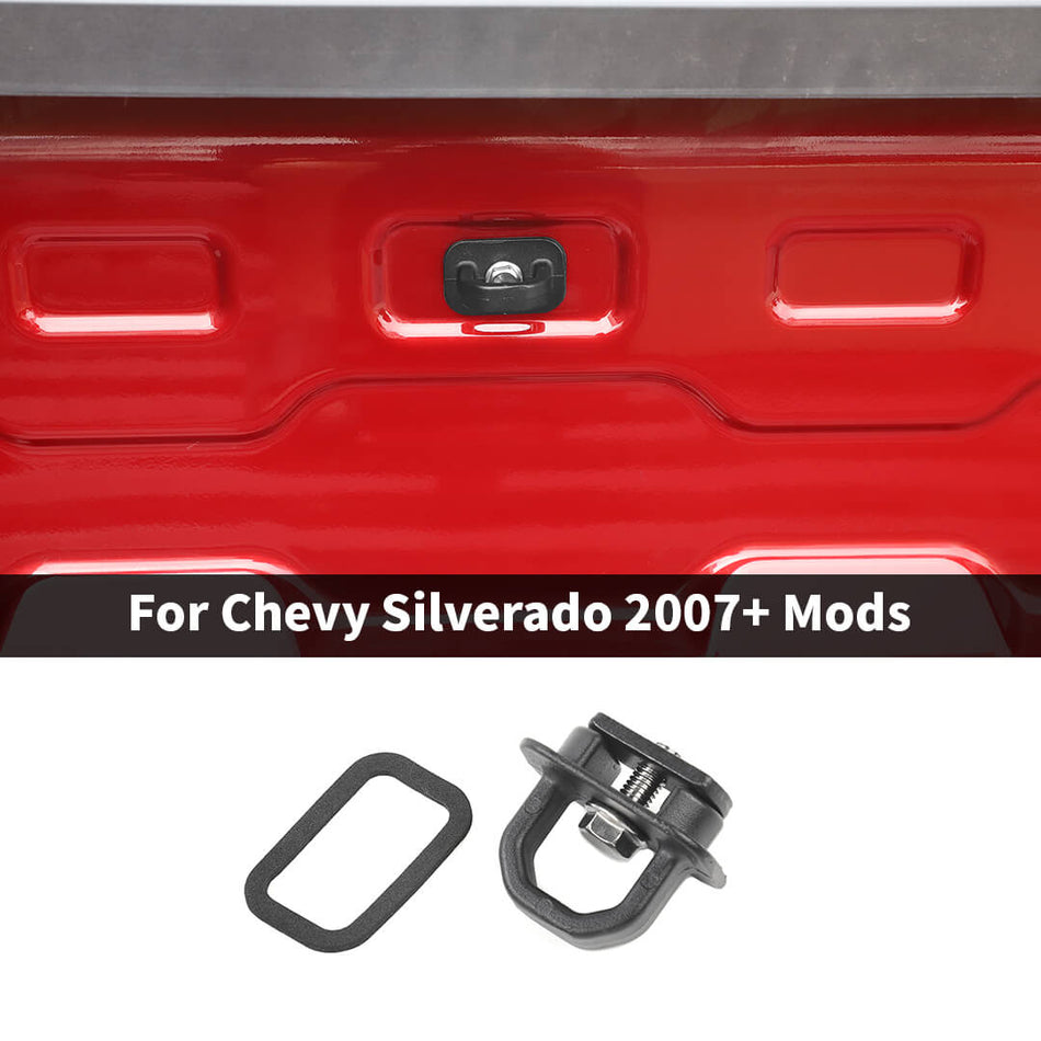 For 2007+ Chevy Silverado/2023+ Colorado Rear Truck Bed Tie Down Anchor Fixed Anchor Buckle Accessories