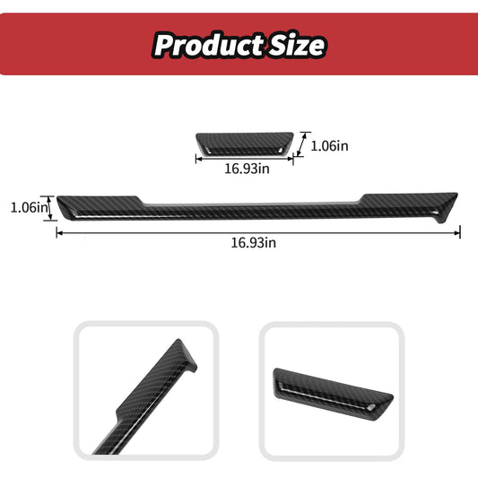 For 2022+ Chevy Silverado Interior Center Console Dash Panel Trim Overlay