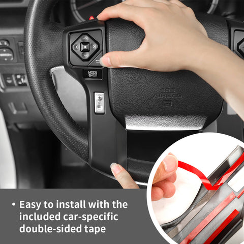 For 2020-2023 4Runner Interior Center Console Steering Wheel GPS Navigation Panel Cover Trim Kit