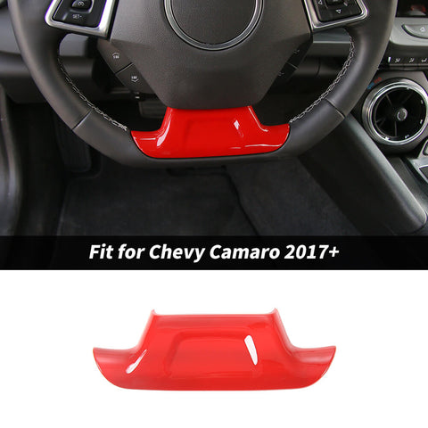 For 2017+ Chevrolet Camaro Steering Wheel Lower Decor Cover Trim Bezels