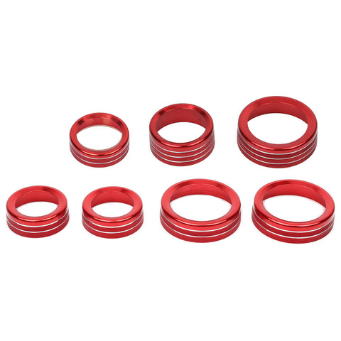 For 2021+ Ford F 150 Air Conditioner Headlight 4WD Trailer Switch Knob Tring Ring Kit