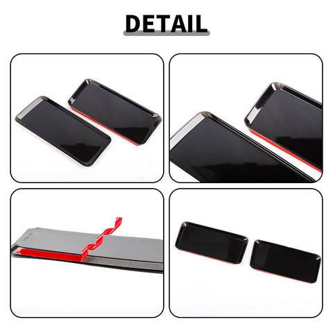 For 2014-2018 Chevy Silverado/GMC Sierra Smoked Front Fog Light Lamp Panel Cover Trim