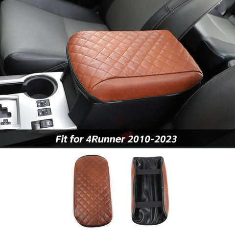 For 2010-2023 Toyota 4Runner Center Console Cover Armrest Box Leather Pad Cover