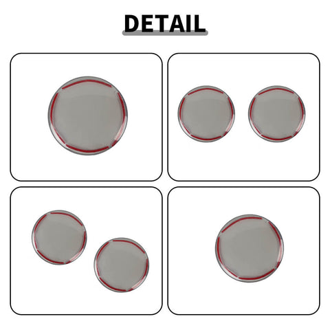 For 2009+ Dodge Challenger/2007-2012 Nitro Smoked Black Front Fog Lamp Light Decor Cover Trim