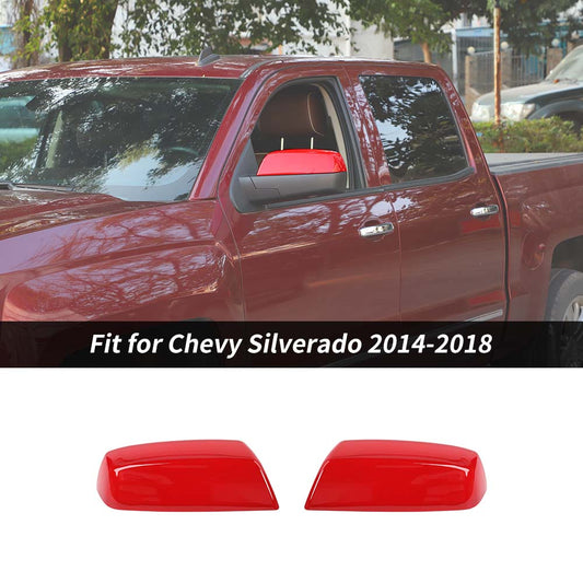 Side Rearview Mirror Decor Cover Trim For Chevy Silverado/GMC Sierra 2014-2018 Accessories | CheroCar