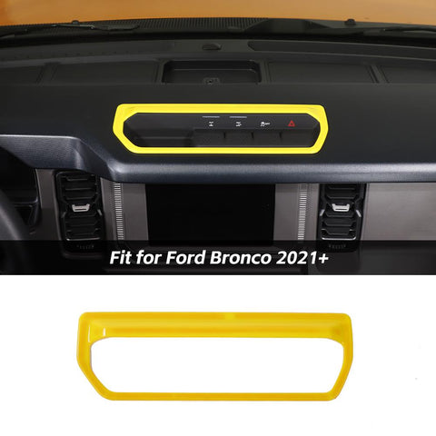 Front Differential Control Switch Panel Trim Decor Cover For Ford Bronco 2021+ Accessories | CheroCar