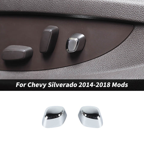 For 2014-2018 Chevy Silverado/GMC Sierra/Suburban/GMC YUKON/Tahoe Seat Lumbar Support Adjust Button Trim Cover