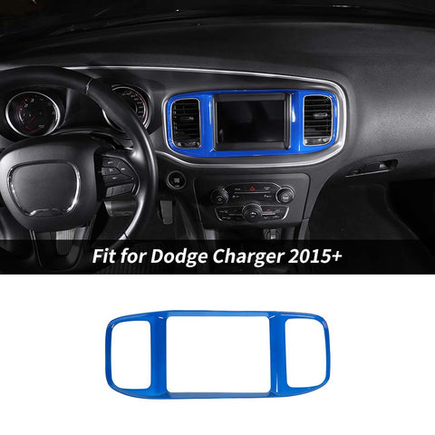 Console Navigation GPS Panel Decor Cover Trim for Dodge Charger 2015+ Accessories | CheroCar