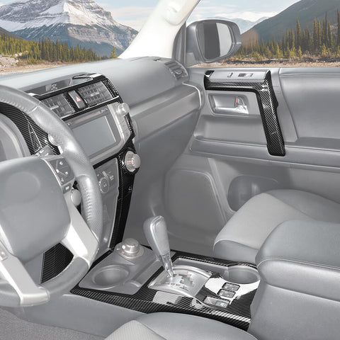 For 2010-2019 Toyota 4Runner 8 x Interior Set Dash Decor Panel Cover Trims Kit