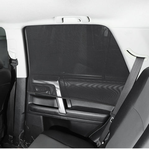 For 2010+ Toyota 4Runner/2011+ Dodge Durango Rear Window Sun Shade Breathable Mesh Side Window Screens