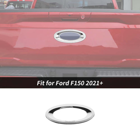 Exterior Rear Car Logo Emblem Badge Ring Trim Decoration For Ford F150 2021+ Accessories | CheroCar