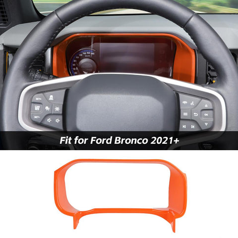 Dashboard Instrument Box Trim Cover For Ford Bronco 2021+ Accessories | CheroCar