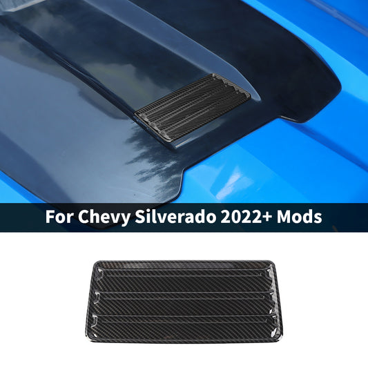 For 2022+ Chevy Silverado 1500 Hood Scoop Panel Decor Cover Bezel