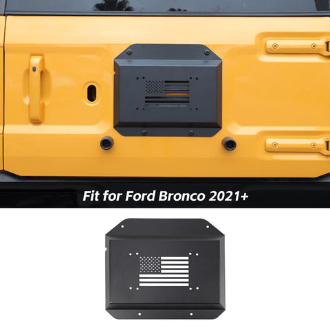 Car Rear Tailgate Vent Plate Trim Cover Bezel For Ford Bronco 2021+ Accessories | CheroCar