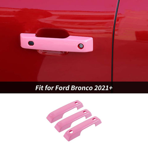 Exterior Door Handle Protector Shell Cover Trim For Ford Bronco 2021+ 2Dr Accessories | CheroCar